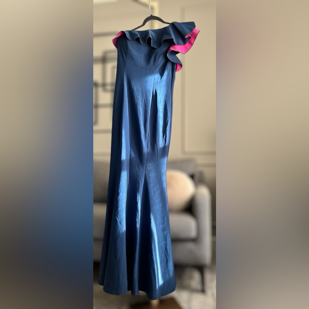 Xscape Elegant Navy Dress